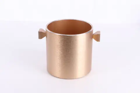 金钛铝银边摆台 - 冰粒桶