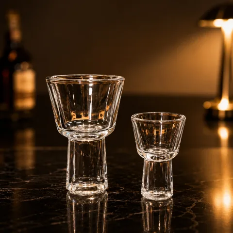璃漏 斗烈酒杯