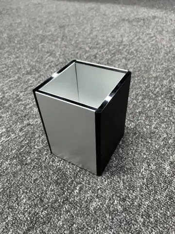 银奢摆台 - 方形果皮桶