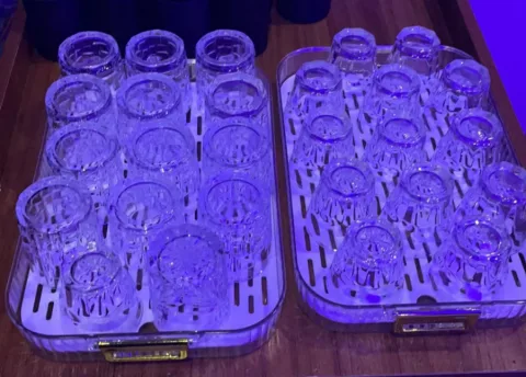 轻奢 塑料沥水杯盘