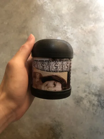 蘑菇头皮革色盅
