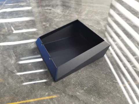 卡座方形斜口烟缸
