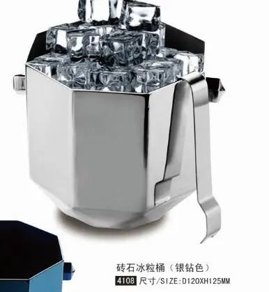 钻石冰粒桶（银色）