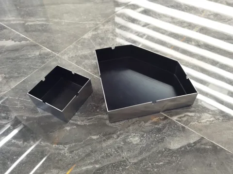 几何烟缸