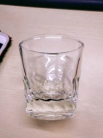 玻璃 扭纹羽翼酒杯