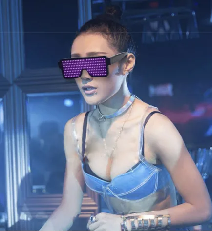 彩屏LED眼镜