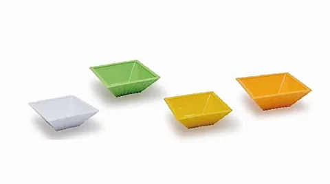 方形格纹小果碟