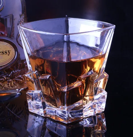 冰块纹威士忌杯