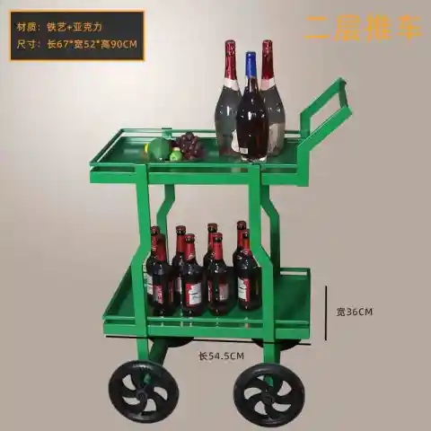 双层铁艺蛋糕车