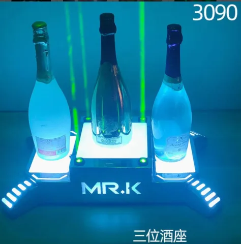 洋酒激光酒座 - 三位