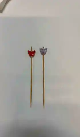 木质蝴蝶果签