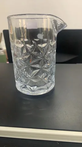 玻璃网格调酒壶 - 菠萝纹 500ml