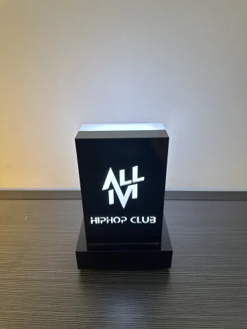 发光VIP预留牌 - 亚克力双拼色