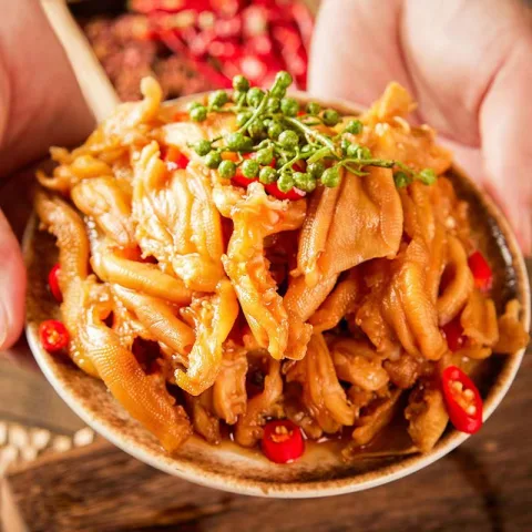 麻辣鸭副产品类 - 藤椒去骨鸭掌