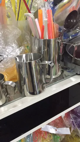 不锈钢拉花钢杯
